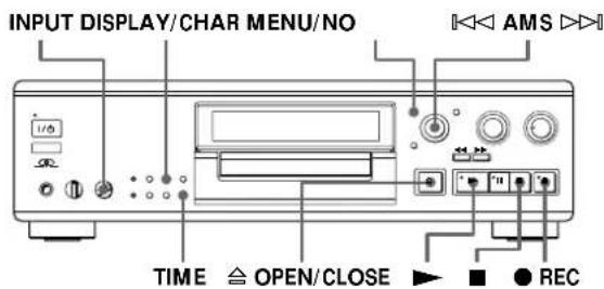SONY MDSJA555ES - Useful Tips for Recording - 1