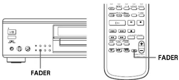 SONY MDSJA555ES - Entrée et sortie d'enregistrement en fondu (Fondu) - 1