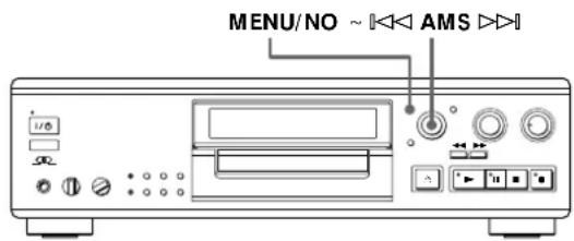 SONY MDSJA555ES - Selection du nombre de bits - 1