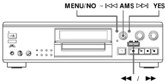 SONY MDSJA555ES - Dividing Recorded Tracks (Divide Function) - 2