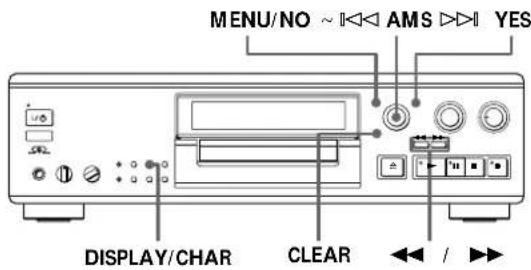 SONY MDSJA555ES - Labeling Recordings (Title Function) - 1