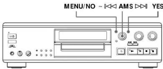 SONY MDSJA555ES - Déplacement d'une plage enregistrée (Fonction Move) - 2