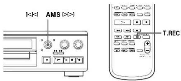 SONY MDSJA555ES - Starting Recording With 6 Seconds of Prestored Audio Data (Time Machine Recording) - 2