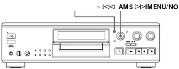 SONY MDSJA555ES - Switching the bit length - 1