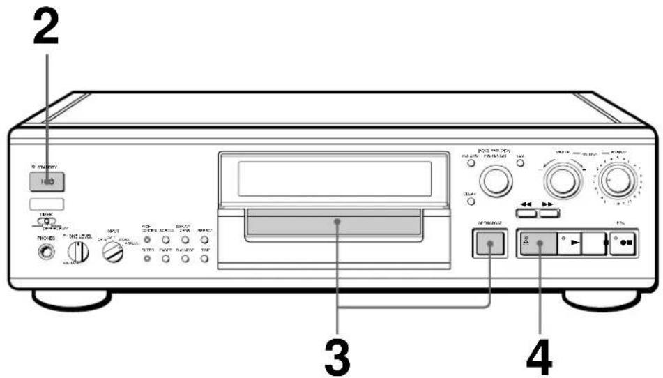 SONY MDSJA555ES - Lecture d'un MD - 1