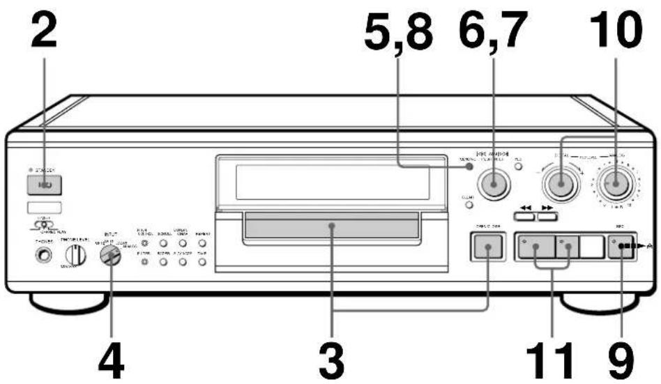 SONY MDSJA555ES - Recording on an MD - 1