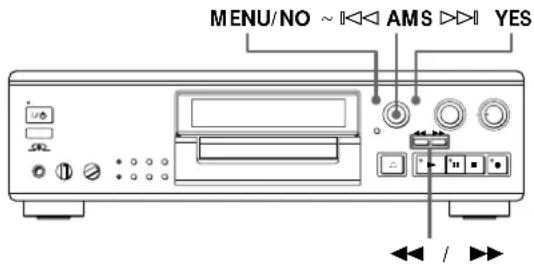 SONY MDSJA555ES - Erasing a Part of a Track (A-B Erase Function) - 2