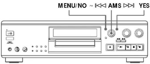 SONY MDSJA555ES - Undoing the Last Edit (Undo Function) - 1