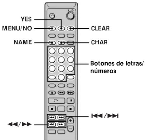 SONY MDSJE530 - Titulación de una canción o MD - 2