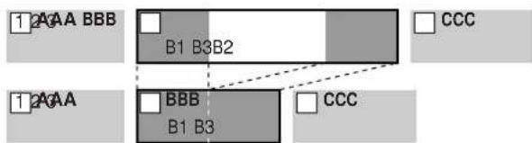 SONY MDSJE530 - Exemple : Effacement du passage "B2" de la seconde plage - 1