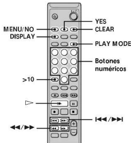 SONY MDSJE530 - Creación de su propio programa (Reproducción programada) - 2