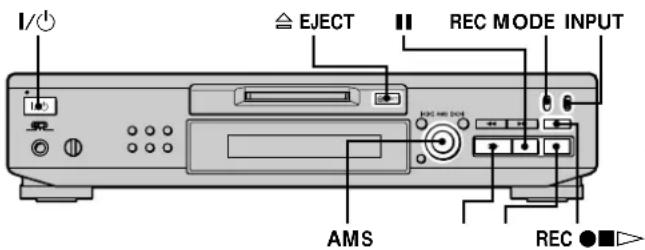 SONY MDSJE530 - Enregistrement sur un MD - 1