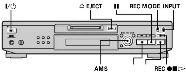 SONY MDSJE530 - Grabación en un MD - 1