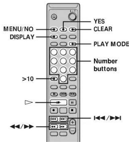 SONY MDSJE530 - Creating Your Own Programme (Programme Play) - 2