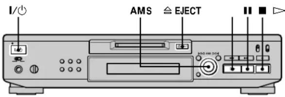 SONY MDSJE530 - Reproducción de un MD - 1