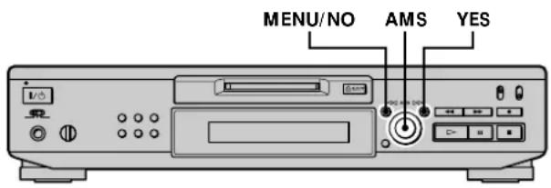 SONY MDSJE530 - Changing the Pitch (Pitch Control Function) - 1