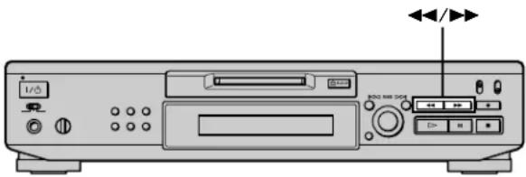 SONY MDSJE530 - Locating a Particular Point in a Track - 1