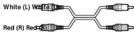 SONY MDSJE530 - Audio connecting cords (2) (supplied) - 1