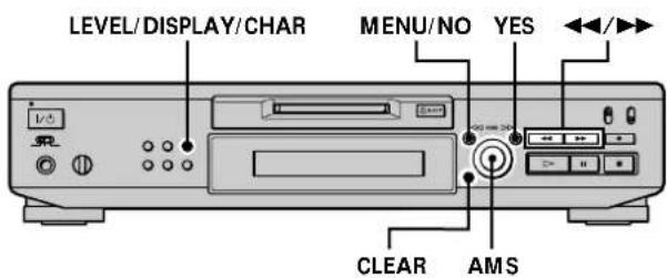 SONY MDSJE530 - Naming a Track or MD - 1