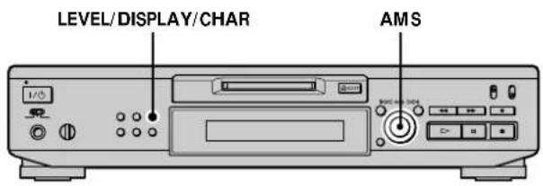 SONY MDSJE530 - Ajuste del nivel de grabación - 1