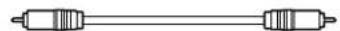 SONY MDSJE530 - Coaxial digital connecting cable (1) (not supplied) - 1