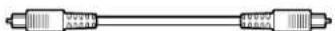 SONY MDSJE530 - Optical cables (2) (only one supplied) - 1