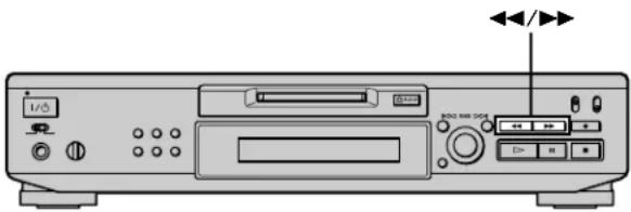 SONY MDSJE530 - Localization de un punto en particular en una canción - 1