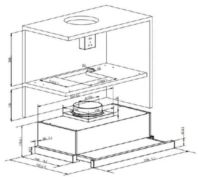 HOOVER HFT600X - INSTALAÇÃO (montagem em armário) - 6