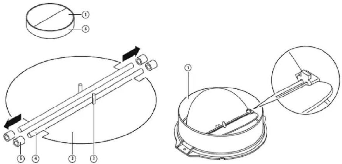 HOOVER HFT600X - MONTAJE DE LA TAPA EN V - 1