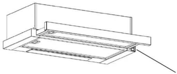 HOOVER HFT600X - Prné kroky pri používaní kuchynského odsávača   Kolískový prepínac - 1