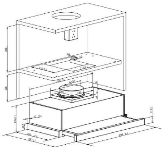 HOOVER HFT600X - INSTALACE (montáž do skrǐne) - 6
