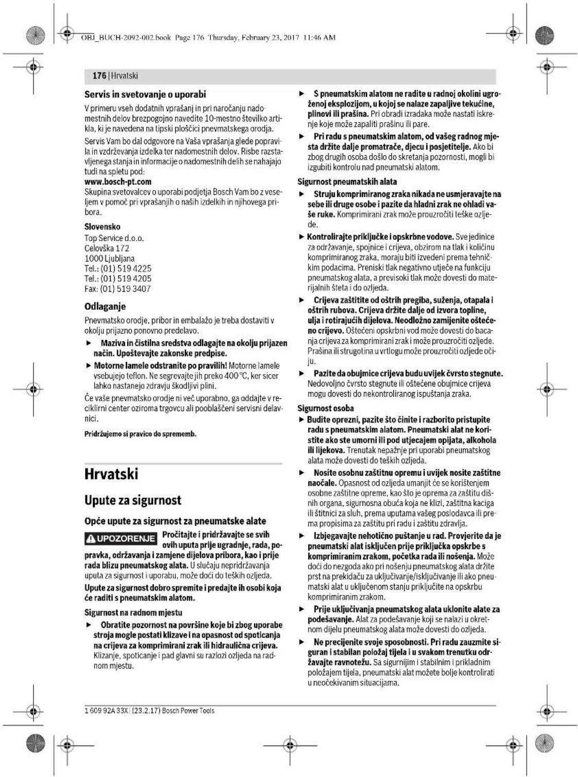 BOSCH DBH 740 R - Namestitev vstavnih orodij brez SDS-plus - 8