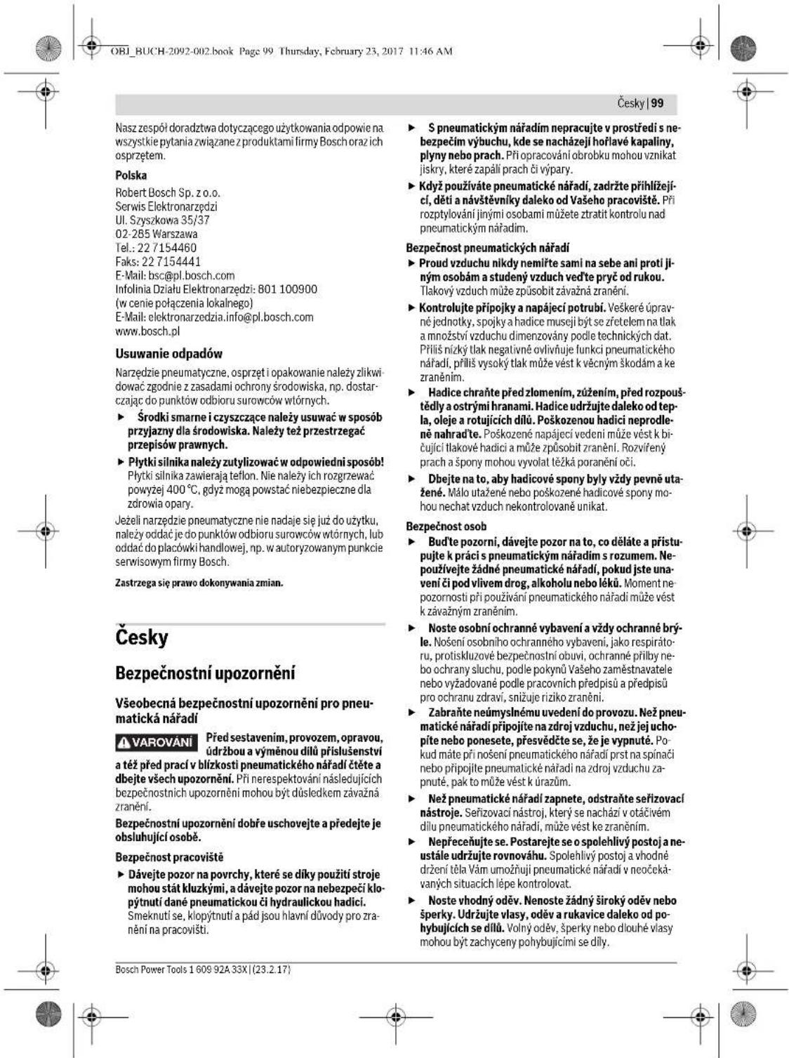 BOSCH DBH 740 R - Podlaczenie zasilania powietrzem (zob. rys. B) - 4
