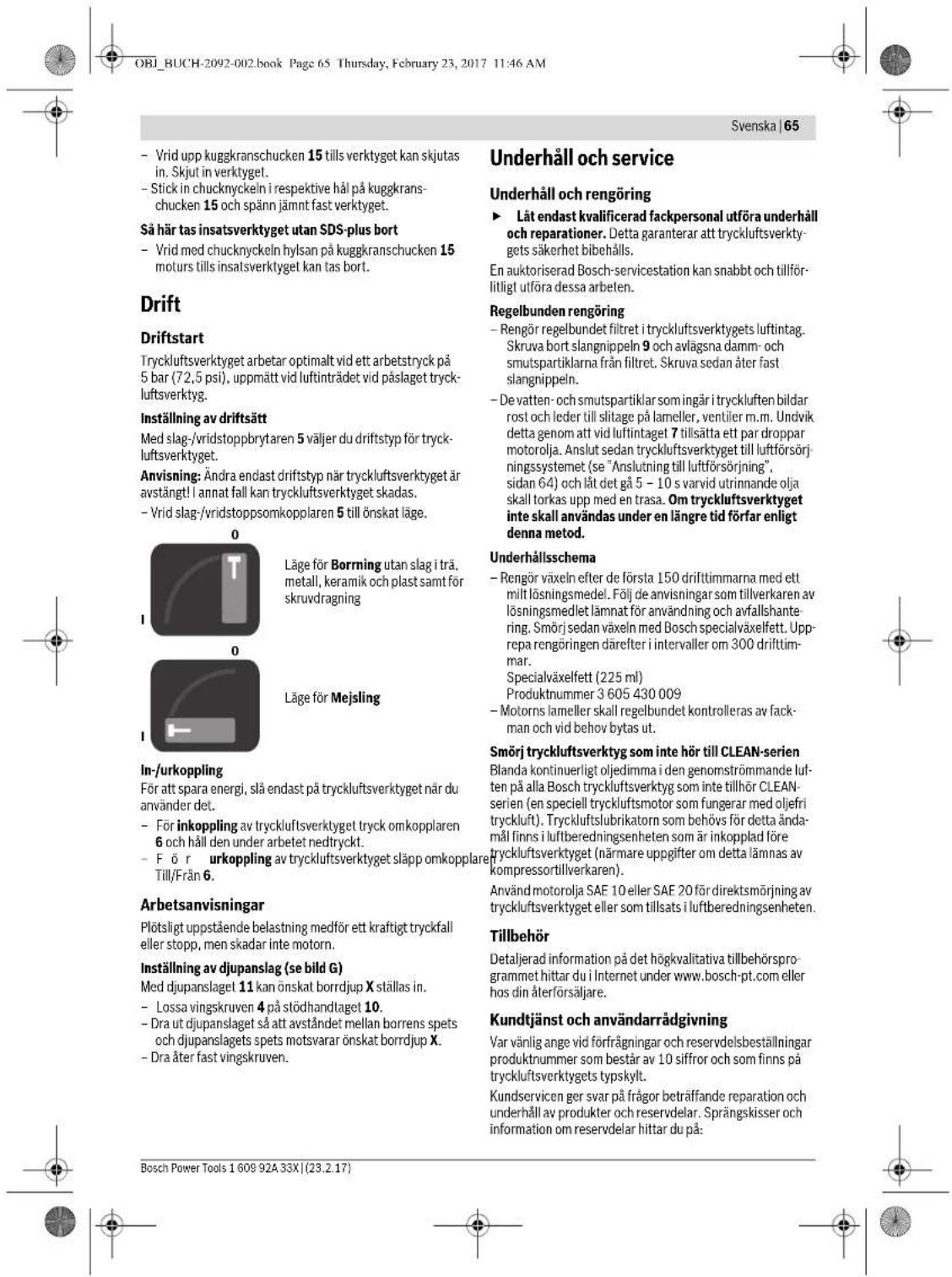 BOSCH DBH 740 R - Använd hörselskydd! - 5