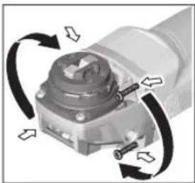 BOSCH GWX 9115 Professional - Memutar kepala mesin - 1