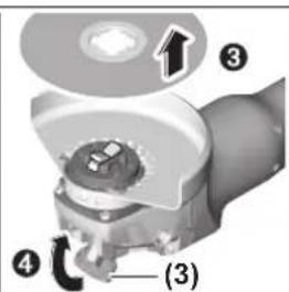 BOSCH GWX 9115 Professional - Desmontar ferramenta de lixar - 2