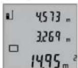BOSCH GLM 50 Professional - Alan (yüzy) ölcümü (Bakınüz: Şekil C) - 1