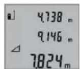 BOSCH GLM 50 Professional - Indirect height measurement / Simple Pythagoras Measurement (see figure F) - 1