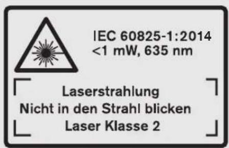 BOSCH GLM 50 Professional - Avertissements de sécurité - 2