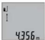 BOSCH GLM 50 Professional - 持續測量 (參考插圖E) - 1