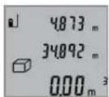 BOSCH GLM 50 Professional - Tilavuusmittaus (katso kuva D) - 1