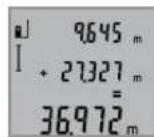 BOSCH GLM 50 Professional - Adding Measured Values - 1