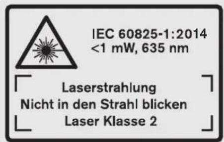 BOSCH GLM 50 Professional - Bezpečnostní upozorněné - 2