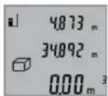 BOSCH GLM 50 Professional - Inhoudsmeting (zie afbeelding D) - 1
