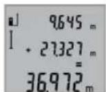 BOSCH GLM 50 Professional - Målevaerdier adderes - 1