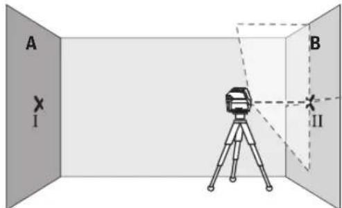 BOSCH GCL 250 Professional - Checking the Height Accuracy of the Horizontal Line - 3