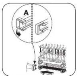 ZANUSSI ZDF211 - Régler la hauteur du panier supérieur - 2