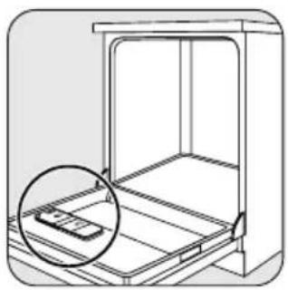ZANUSSI ZDF301 - Remplir le réservoir de produit de rinçage - 1