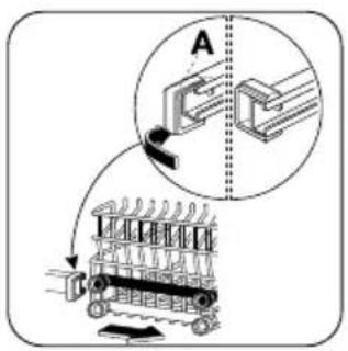 ZANUSSI ZDF301 - Régler la hauteur du panier supérieur - 1