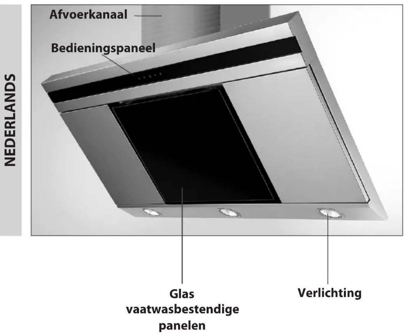 SAMSUNG HCO6475TG - AFZUIGKAP VOOR KEUKEN - 1